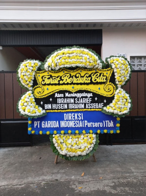 Papan Bunga Duka di Kikim Timur