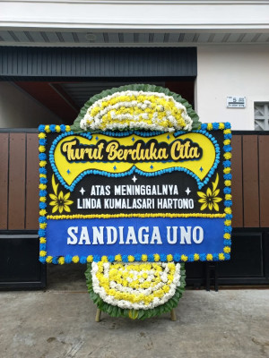 Papan Bunga Duka di Kikim Timur